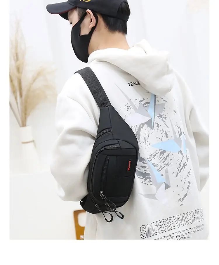 New Crossbody Chest Bag Korean Style Mobile Phone Waist Bag — feature 18