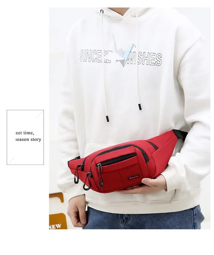 New Crossbody Chest Bag Korean Style Mobile Phone Waist Bag — feature 19