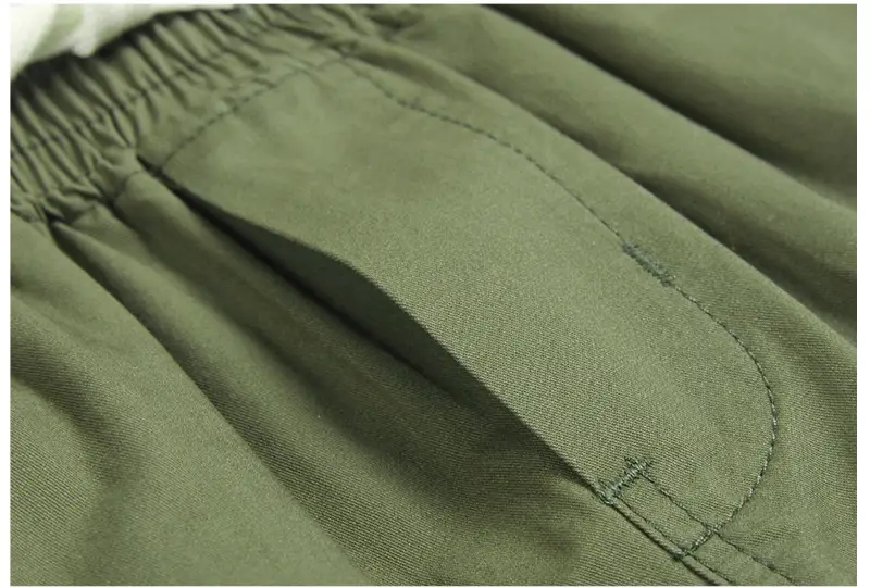 Army Green Boys Mid-Length Cargo Shorts 2025 — feature 11
