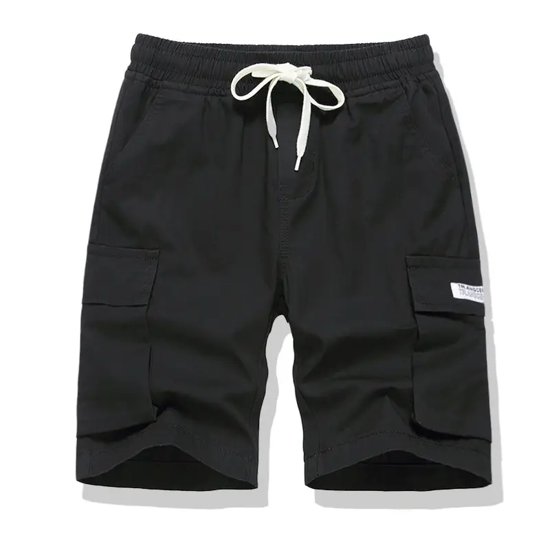 Army Green Boys Mid-Length Cargo Shorts 2025 — feature 8
