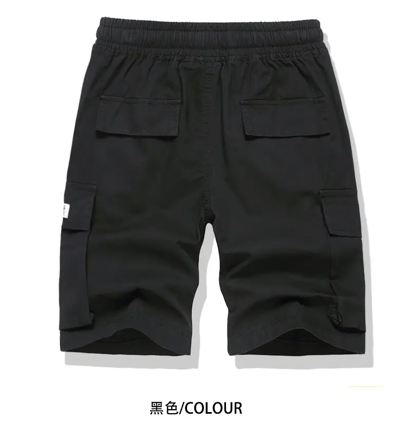 Army Green Boys Mid-Length Cargo Shorts 2025 — feature 9