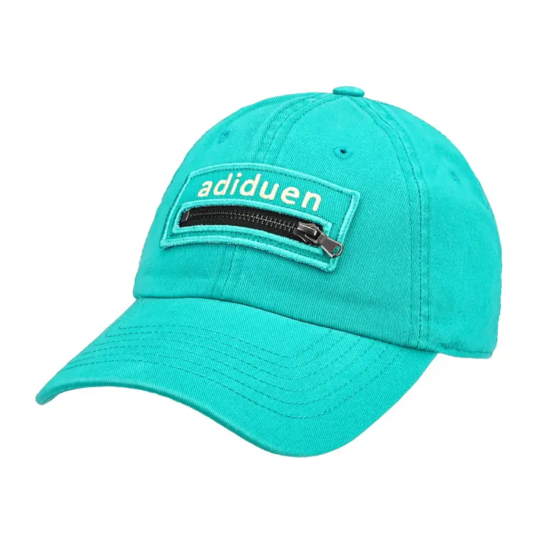 Adiuden New Cross-Border Baseball Cap Turquoise Zipper - Image 5