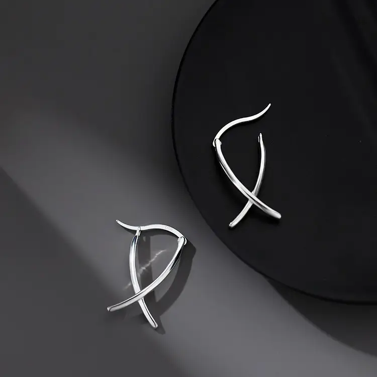 925 Silver Needle Ear Buckle Women's Earrings 2025 New - Image 101