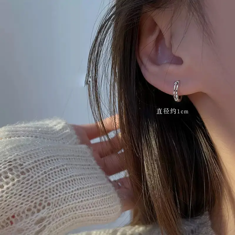 925 Silver Needle Ear Buckle Women's Earrings 2025 New - Image 102