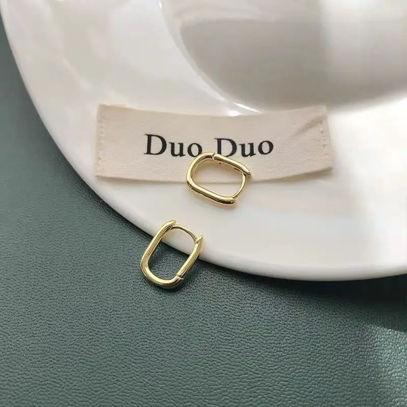 925 Silver Needle Ear Buckle Women's Earrings 2025 New - Image 105