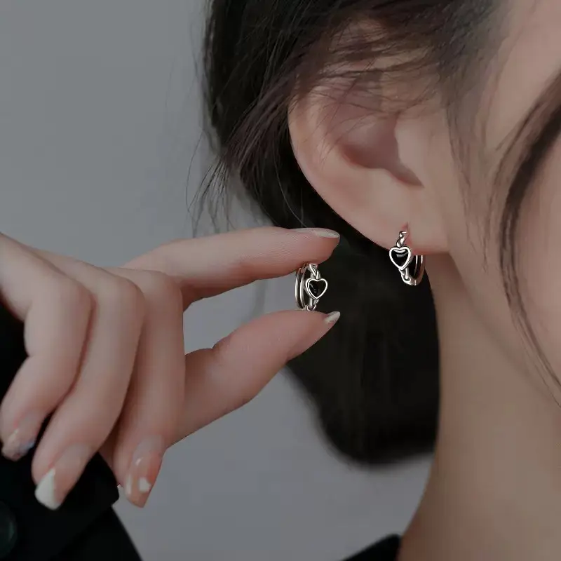 925 Silver Needle Ear Buckle Women's Earrings 2025 New - Image 106