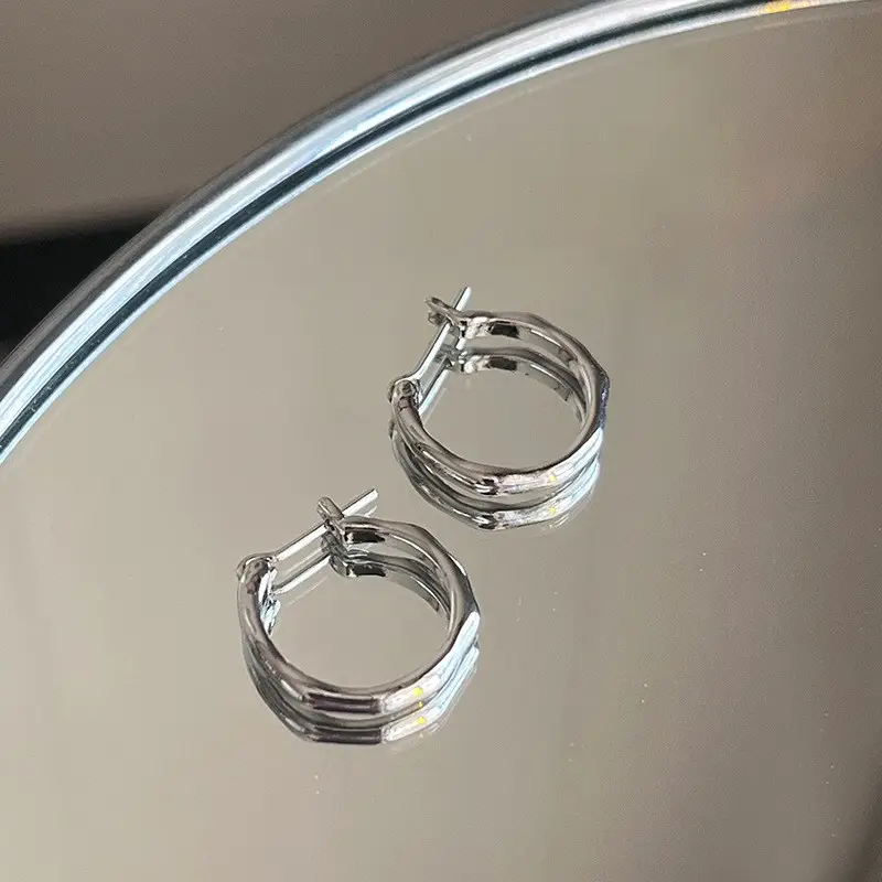 925 Silver Needle Ear Buckle Women's Earrings 2025 New - Image 109