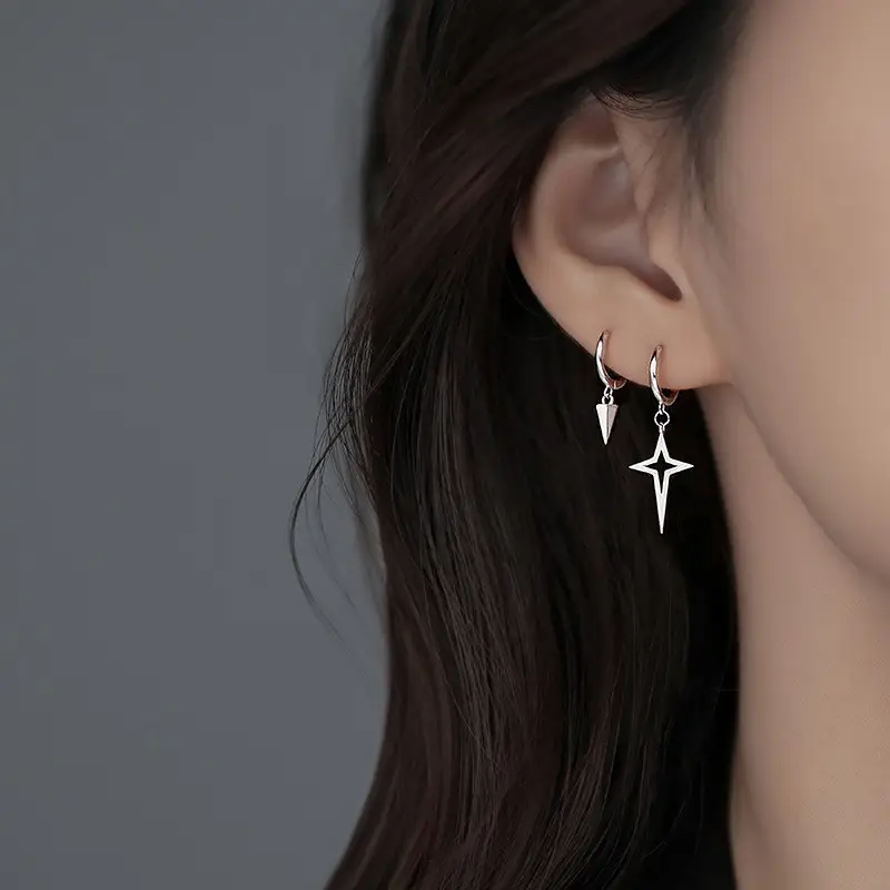 925 Silver Needle Ear Buckle Women's Earrings 2025 New - Image 12