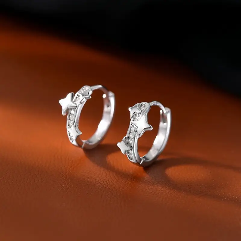 925 Silver Needle Ear Buckle Women's Earrings 2025 New - Image 13