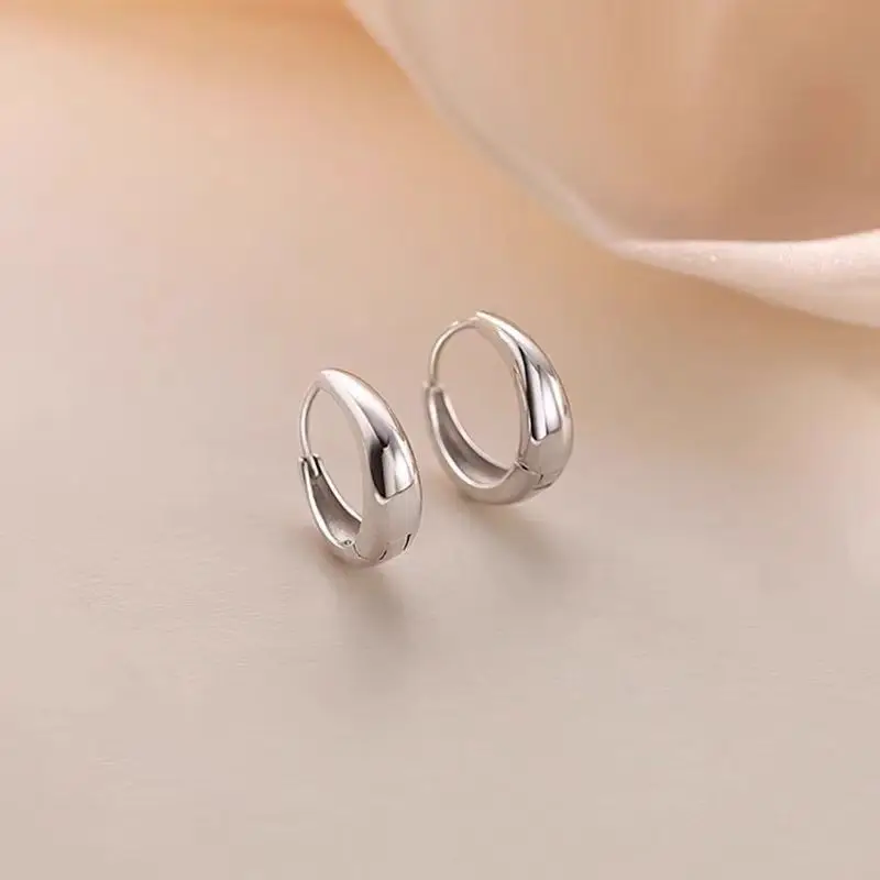 925 Silver Needle Ear Buckle Women's Earrings 2025 New - Image 14