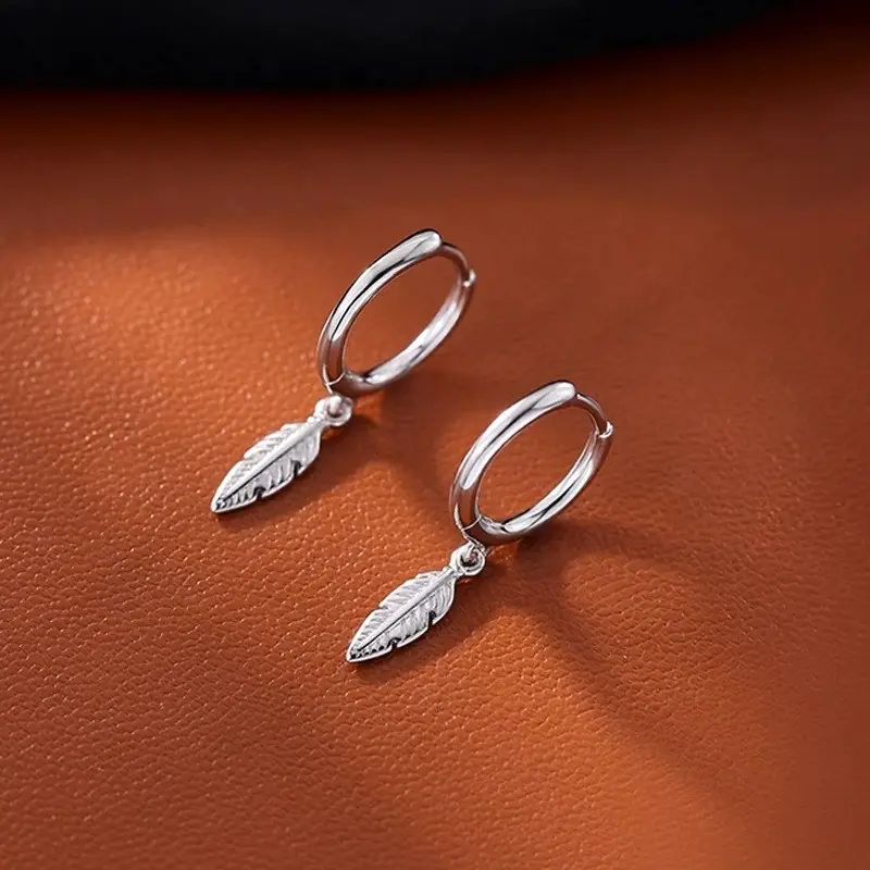 925 Silver Needle Ear Buckle Women's Earrings 2025 New - Image 16