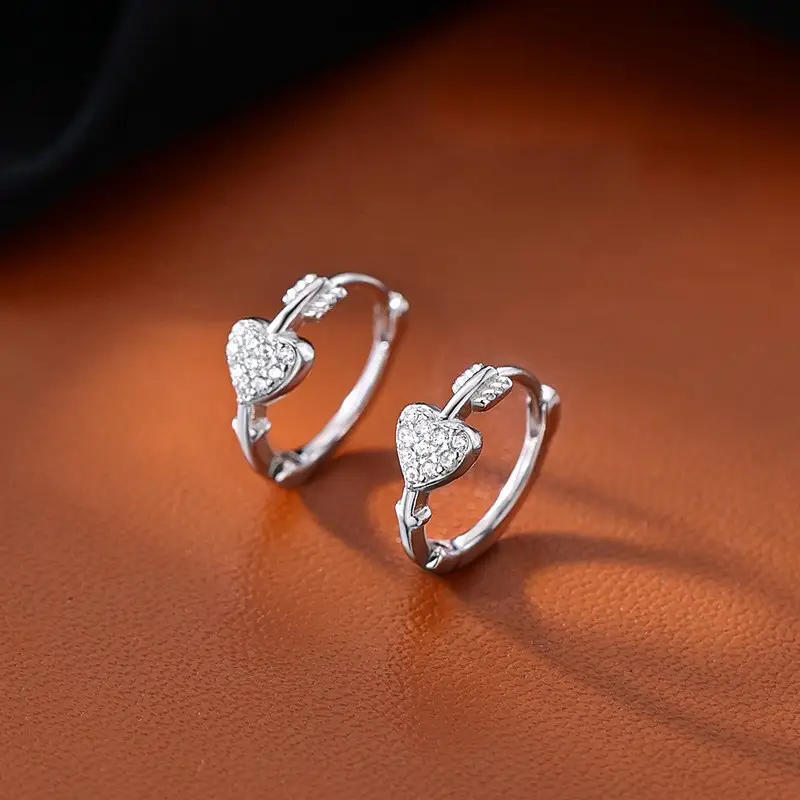 925 Silver Needle Ear Buckle Women's Earrings 2025 New - Image 17