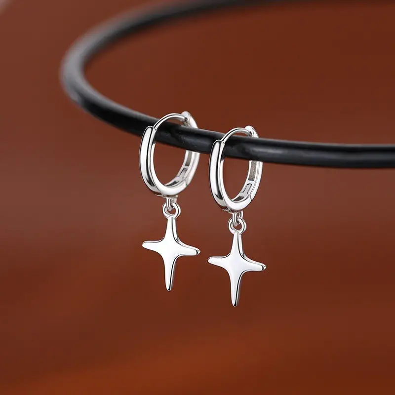 925 Silver Needle Ear Buckle Women's Earrings 2025 New - Image 18