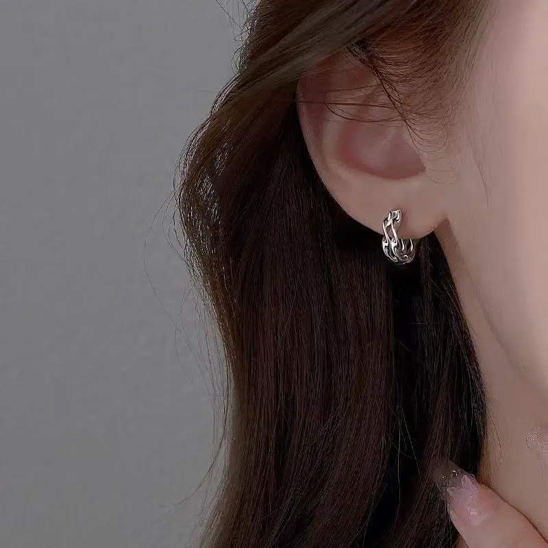 925 Silver Needle Ear Buckle Women's Earrings 2025 New - Image 22