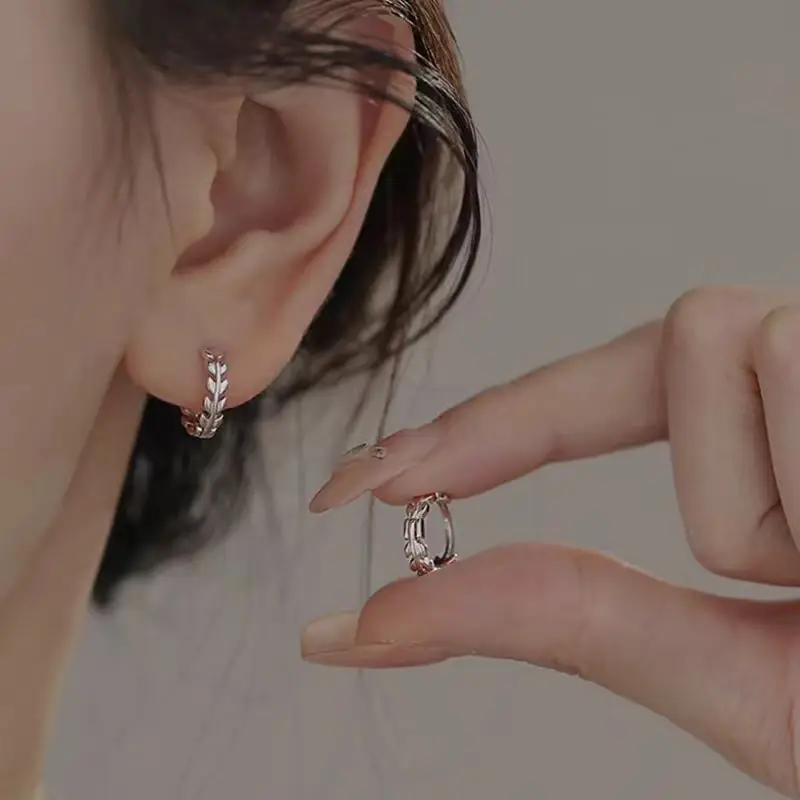 925 Silver Needle Ear Buckle Women's Earrings 2025 New - Image 23