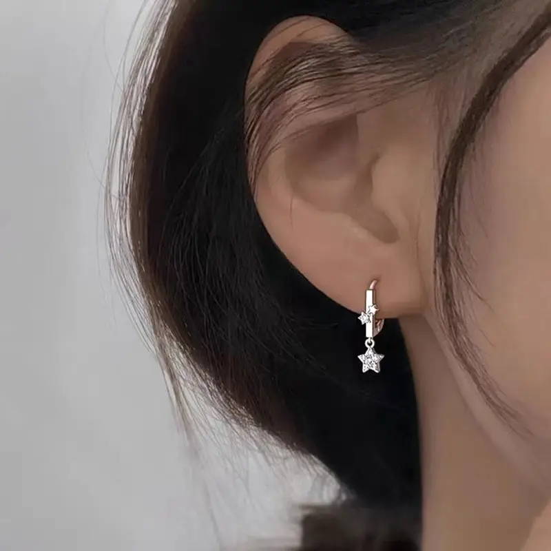 925 Silver Needle Ear Buckle Women's Earrings 2025 New - Image 25