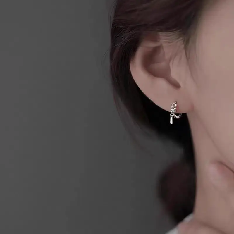 925 Silver Needle Ear Buckle Women's Earrings 2025 New - Image 27