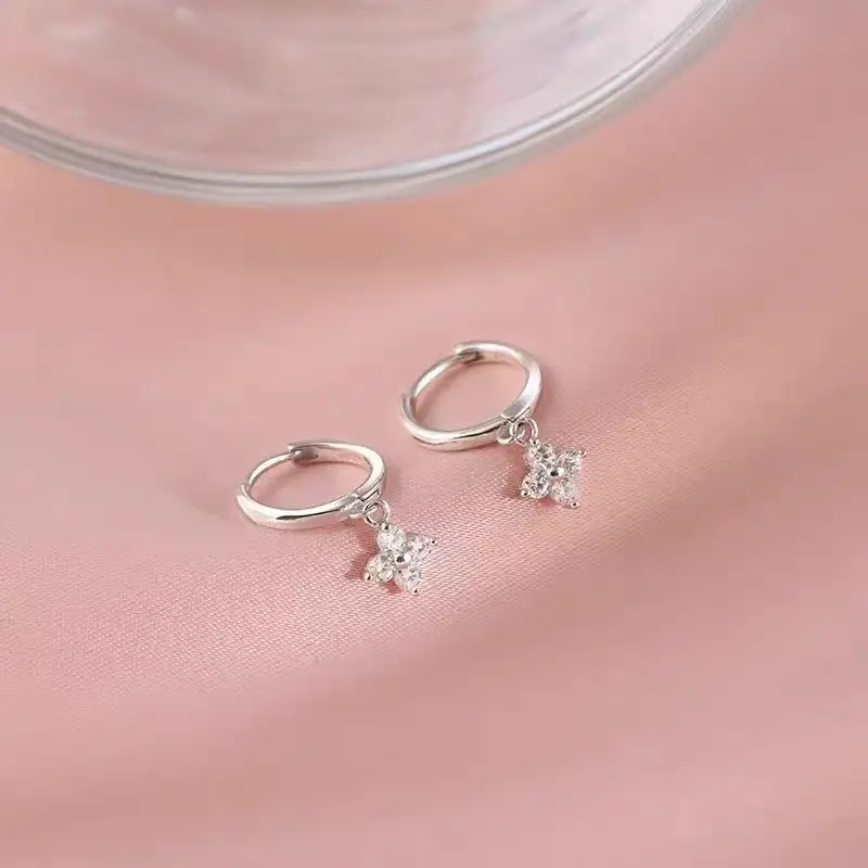 925 Silver Needle Ear Buckle Women's Earrings 2025 New - Image 37