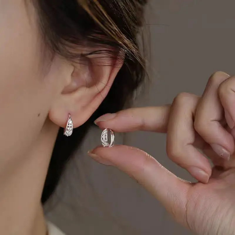 925 Silver Needle Ear Buckle Women's Earrings 2025 New - Image 42