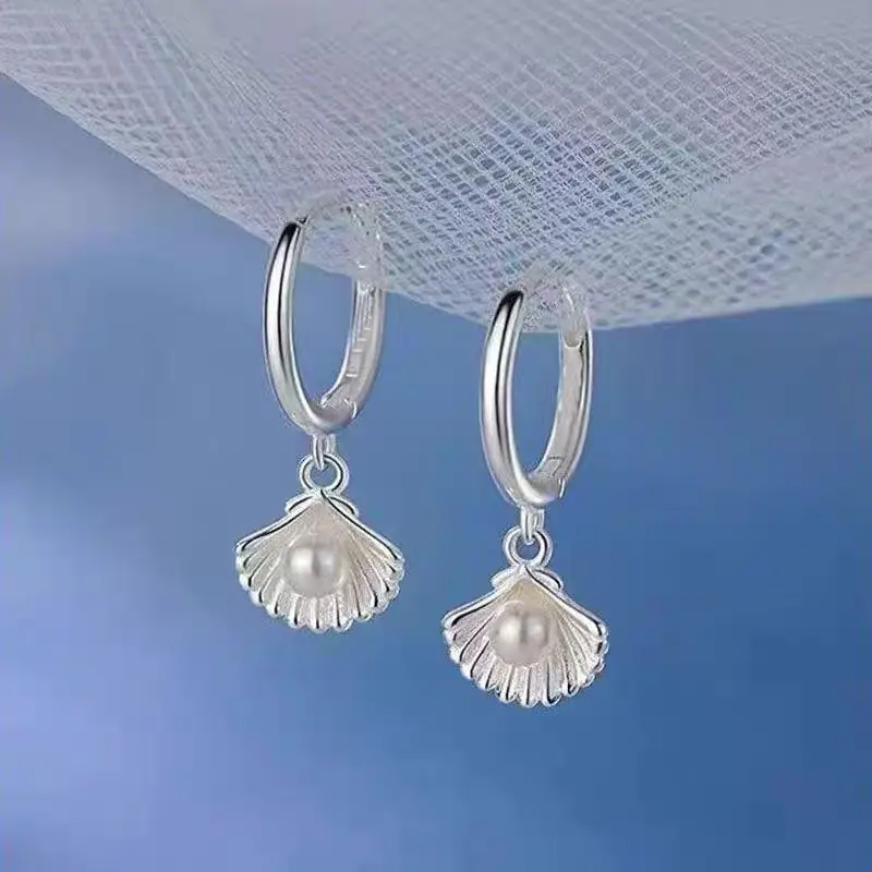 925 Silver Needle Ear Buckle Women's Earrings 2025 New - Image 43