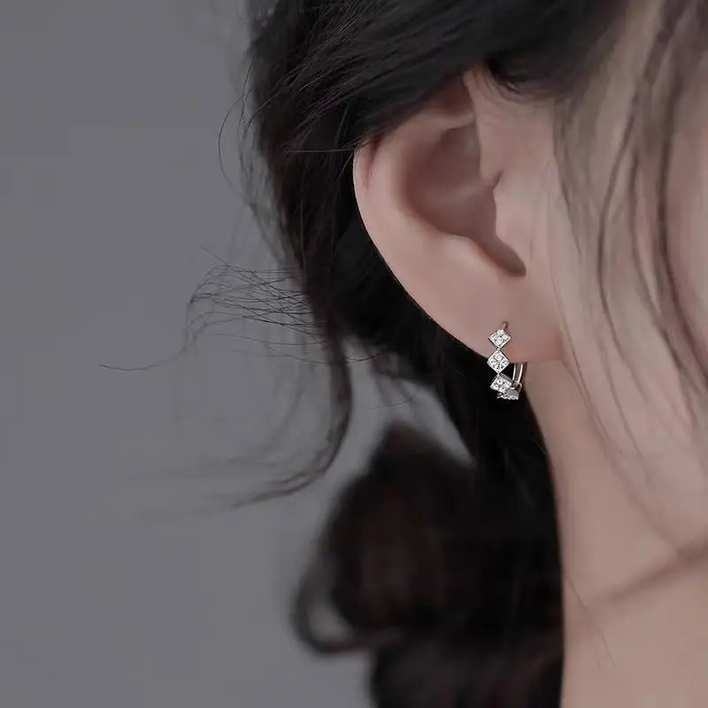 925 Silver Needle Ear Buckle Women's Earrings 2025 New - Image 44