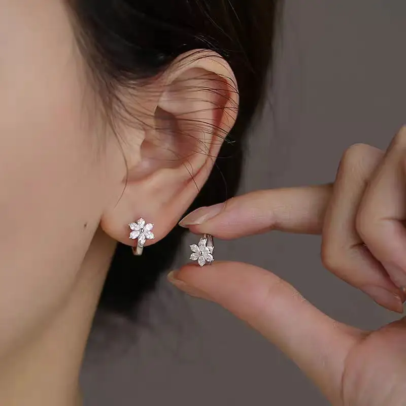 925 Silver Needle Ear Buckle Women's Earrings 2025 New - Image 46