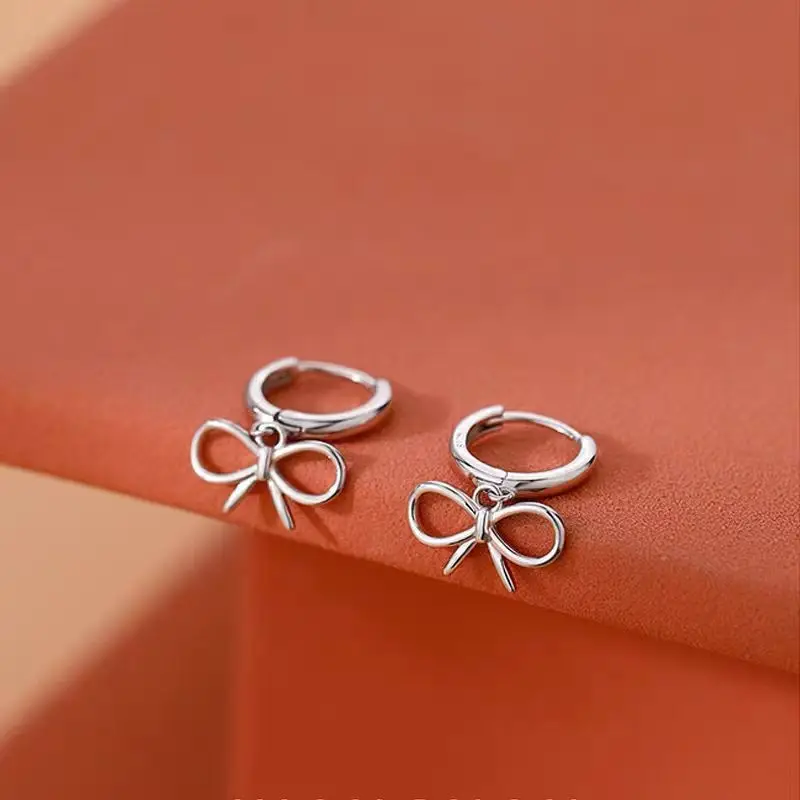 925 Silver Needle Ear Buckle Women's Earrings 2025 New - Image 52