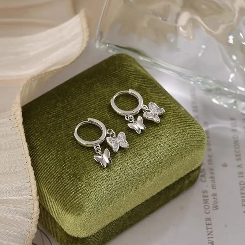 925 Silver Needle Ear Buckle Women's Earrings 2025 New - Image 55