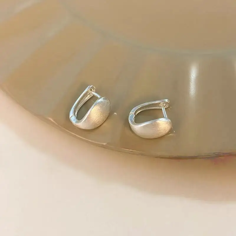 925 Silver Needle Ear Buckle Women's Earrings 2025 New - Image 58