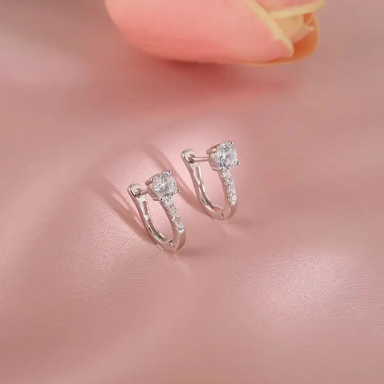 925 Silver Needle Ear Buckle Women's Earrings 2025 New - Image 60