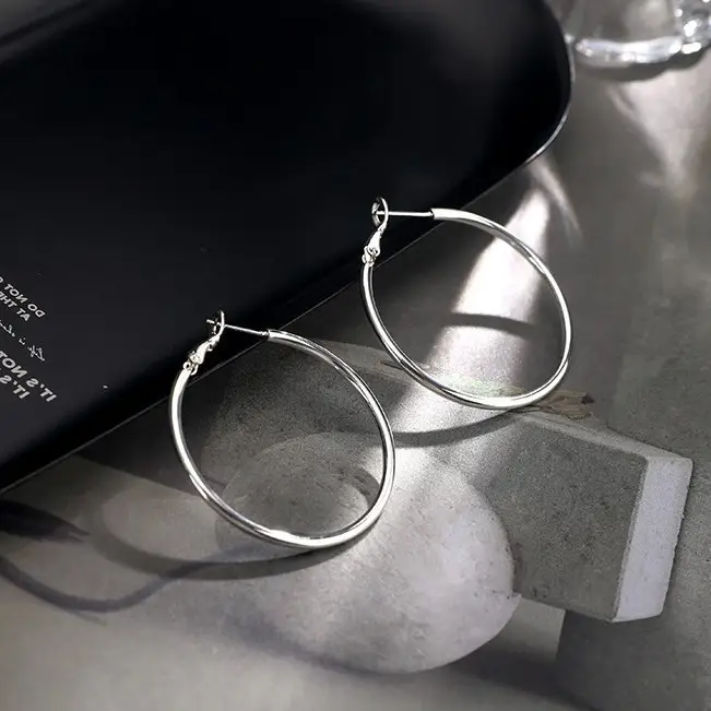 925 Silver Needle Ear Buckle Women's Earrings 2025 New - Image 69