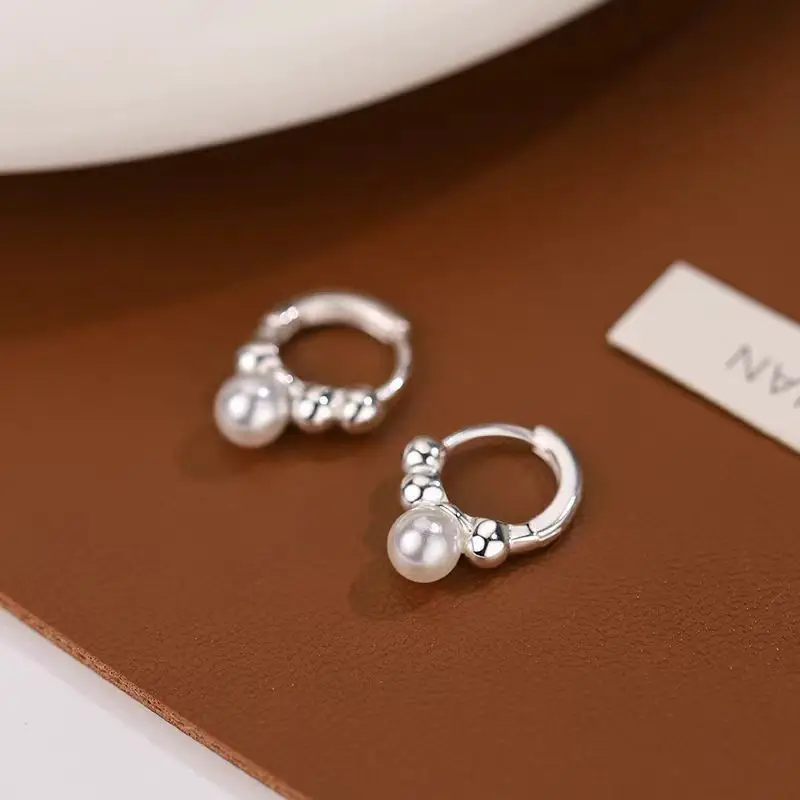 925 Silver Needle Ear Buckle Women's Earrings 2025 New - Image 71