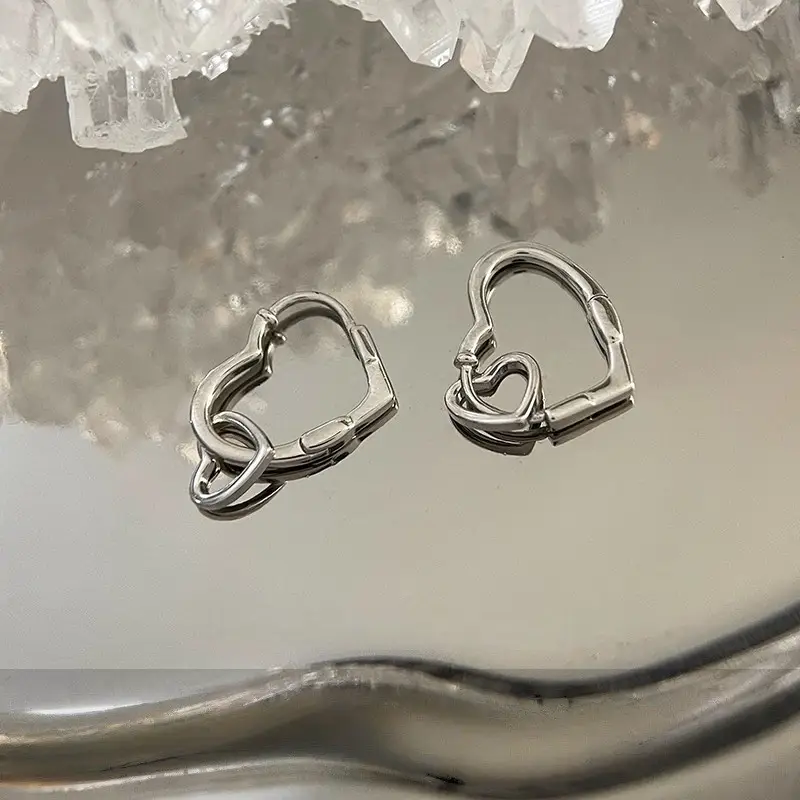 925 Silver Needle Ear Buckle Women's Earrings 2025 New - Image 72