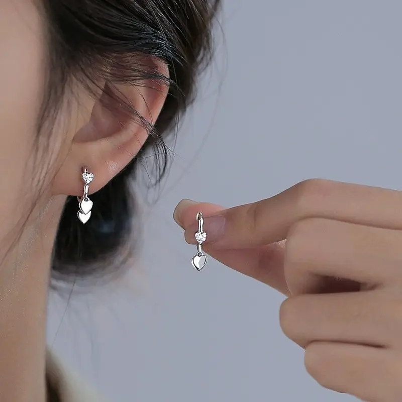 925 Silver Needle Ear Buckle Women's Earrings 2025 New - Image 73