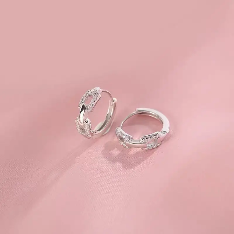 925 Silver Needle Ear Buckle Women's Earrings 2025 New - Image 76