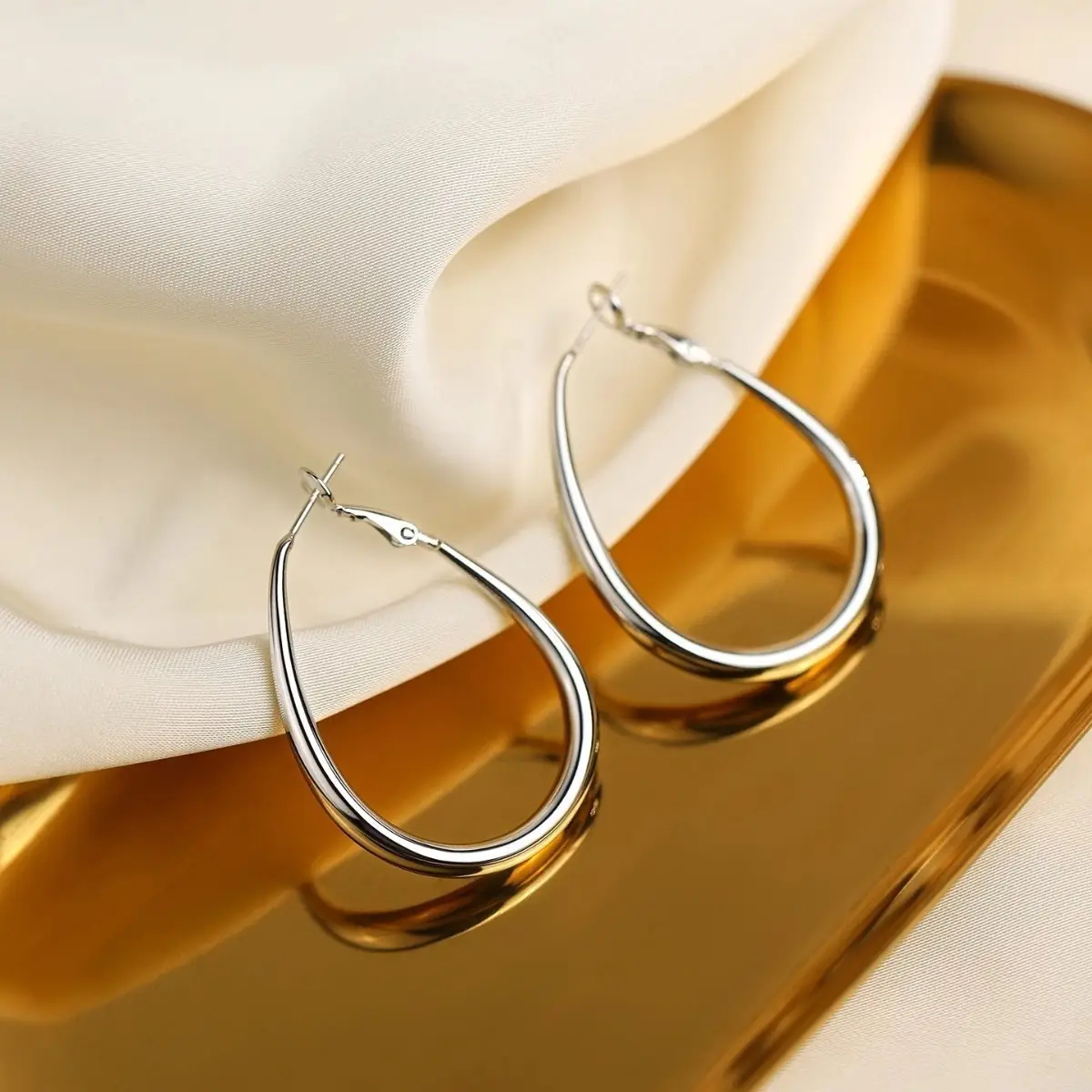 925 Silver Needle Ear Buckle Women's Earrings 2025 New - Image 77