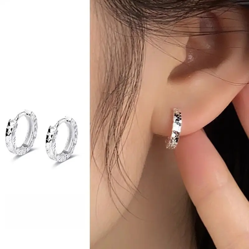 925 Silver Needle Ear Buckle Women's Earrings 2025 New - Image 80