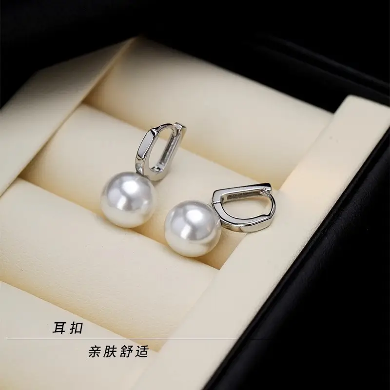 925 Silver Needle Ear Buckle Women's Earrings 2025 New - Image 87