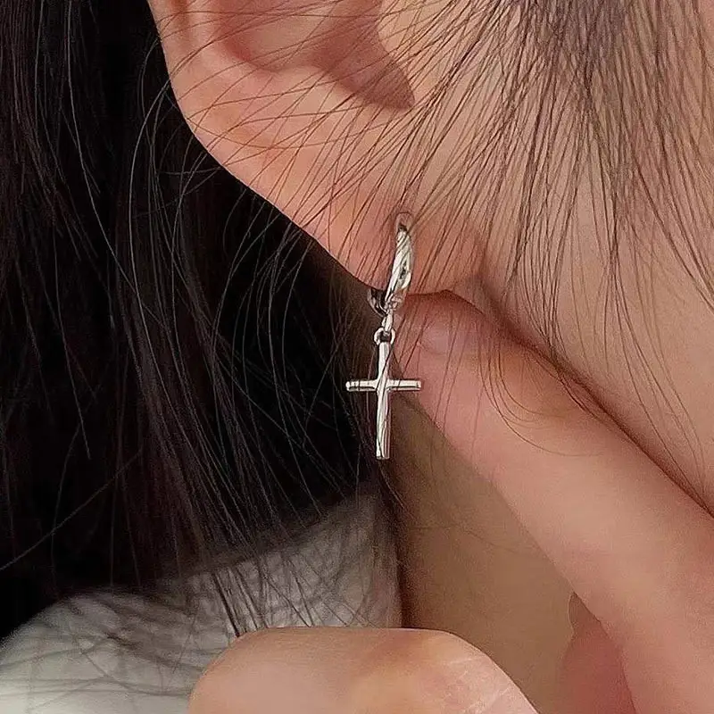925 Silver Needle Ear Buckle Women's Earrings 2025 New - Image 90