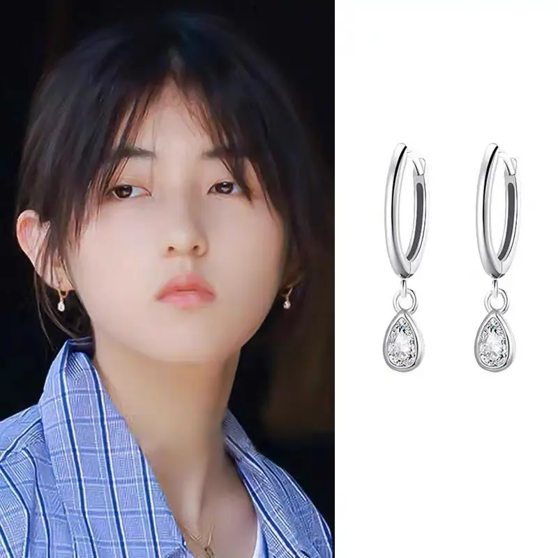 925 Silver Needle Ear Buckle Women's Earrings 2025 New - Image 96