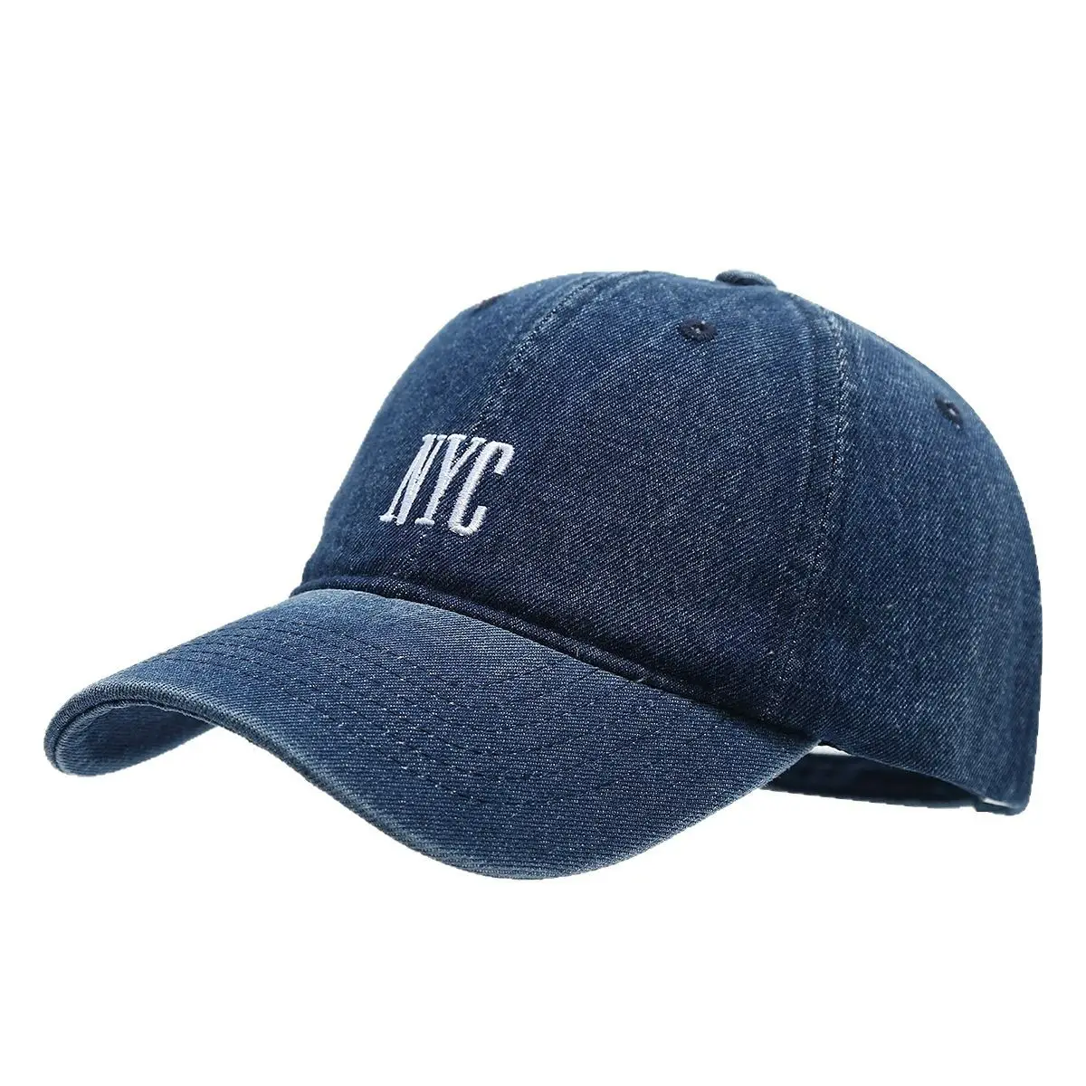 American Style Retro Denim Letter Cap Women's Artistic Tooling Hat Men's Outdoor Sports Baseball Cap - Image 7