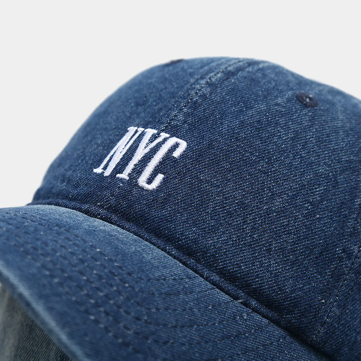 American Style Retro Denim Letter Cap Women's Artistic Tooling Hat Men's Outdoor Sports Baseball Cap — feature 8
