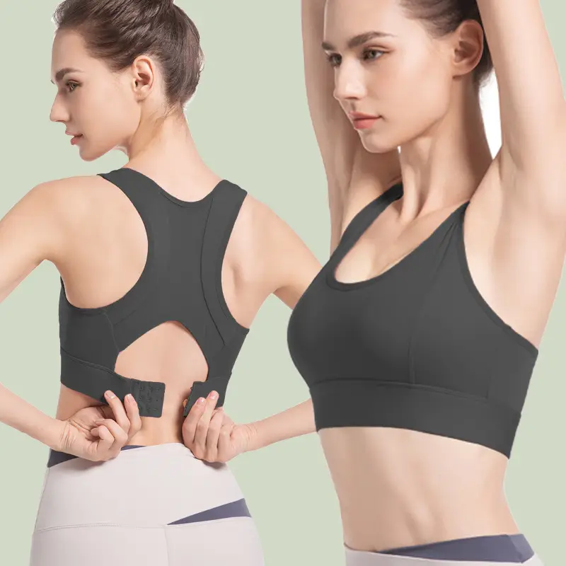 Sports Bra Women's Vest Bra Casual Running Yoga Fitness Breathable Shock-Proof Push-Up Beautiful Back No Steel Ring Cup - Image 6