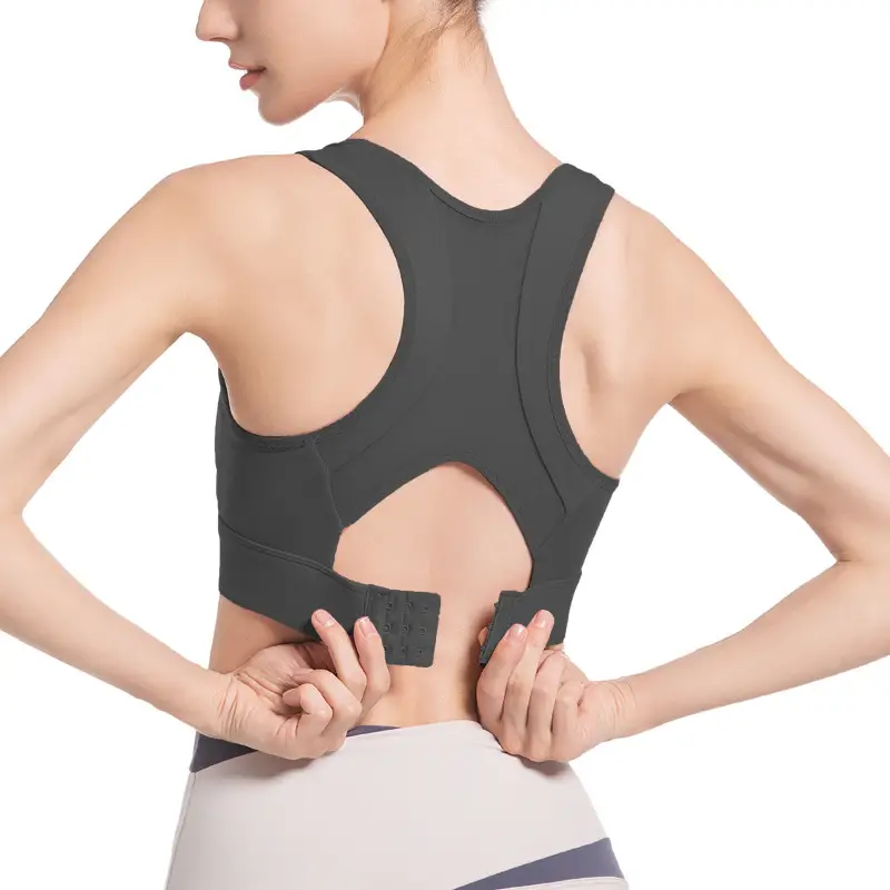 Sports Bra Women's Vest Bra Casual Running Yoga Fitness Breathable Shock-Proof Push-Up Beautiful Back No Steel Ring Cup - Image 4