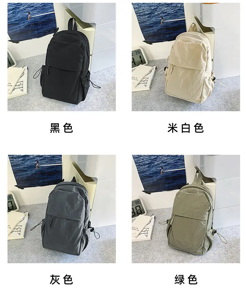 Men's Nylon Travel Backpack with 777 Design — feature 7
