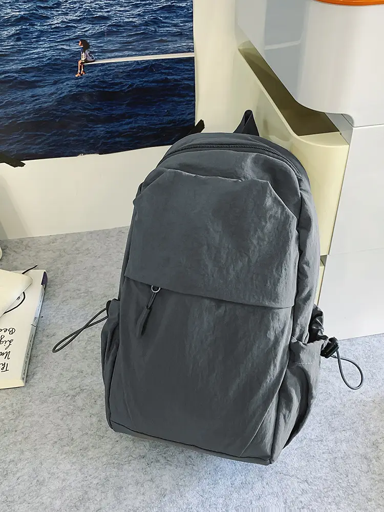 Men's Nylon Travel Backpack with 777 Design - Image 3