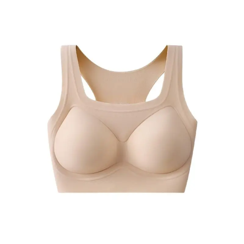 7A Bacteriostatic Seamless Underwear Women's Soft Support No Steel Ring Vest Bra Sports Bra Beauty Back Bra - Image 13