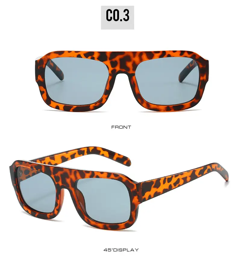 Women's Retro Aviator Sunglasses Green Lens — feature 21