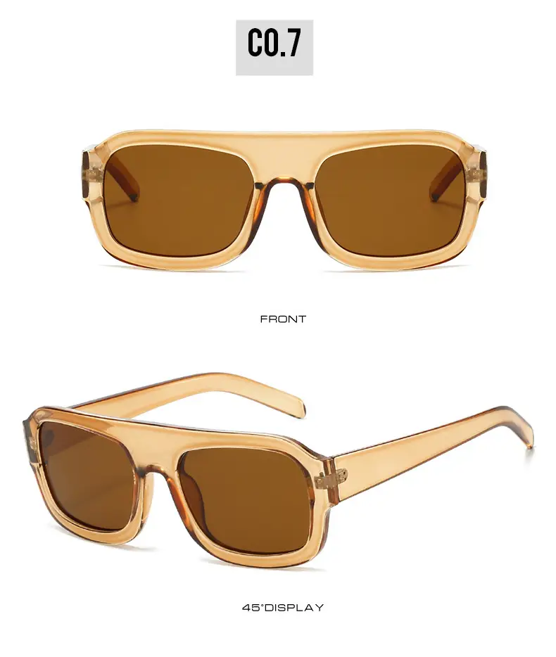 Women's Retro Aviator Sunglasses Green Lens — feature 25