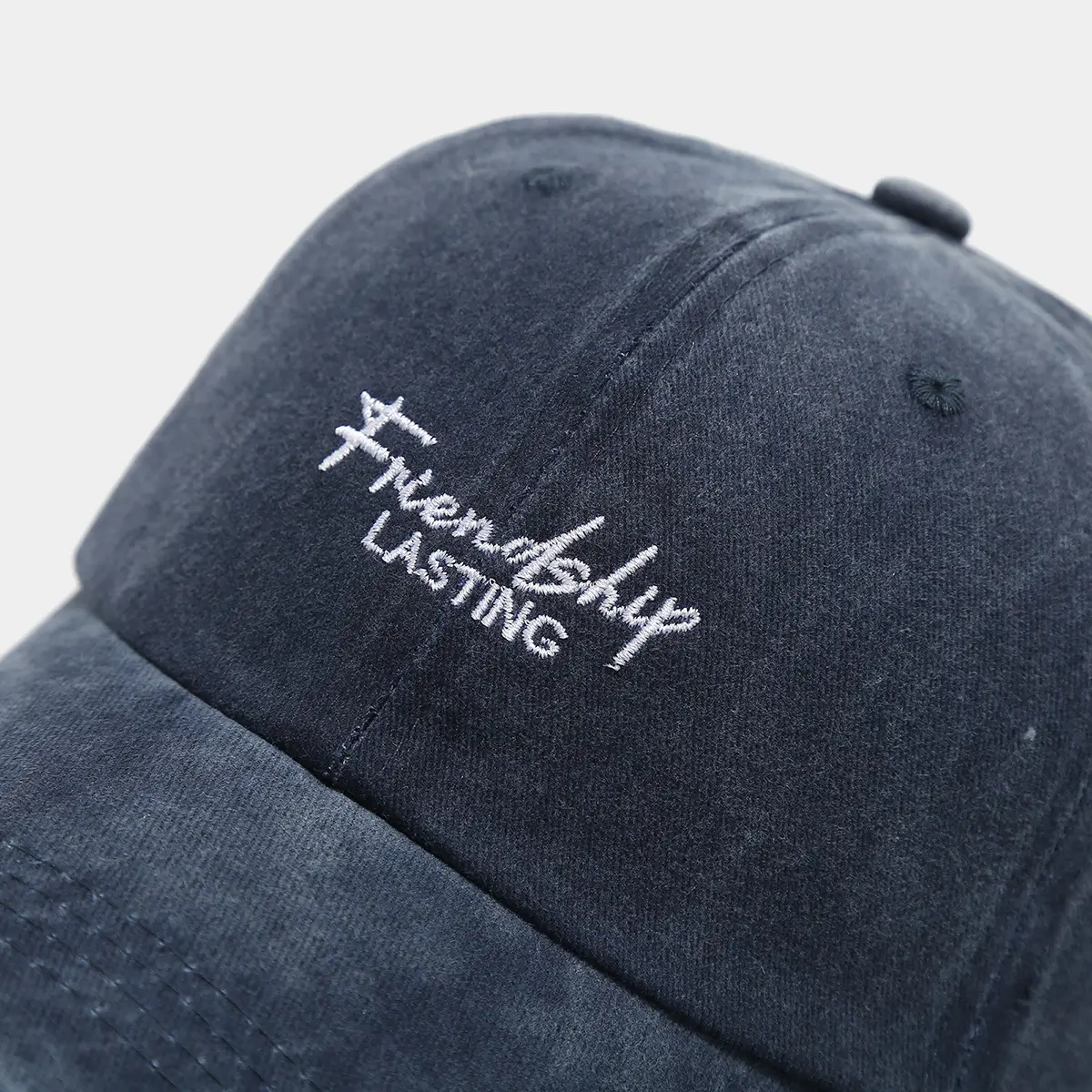 Gray Friendship Lasting Embroidered Cap for Women — feature 10